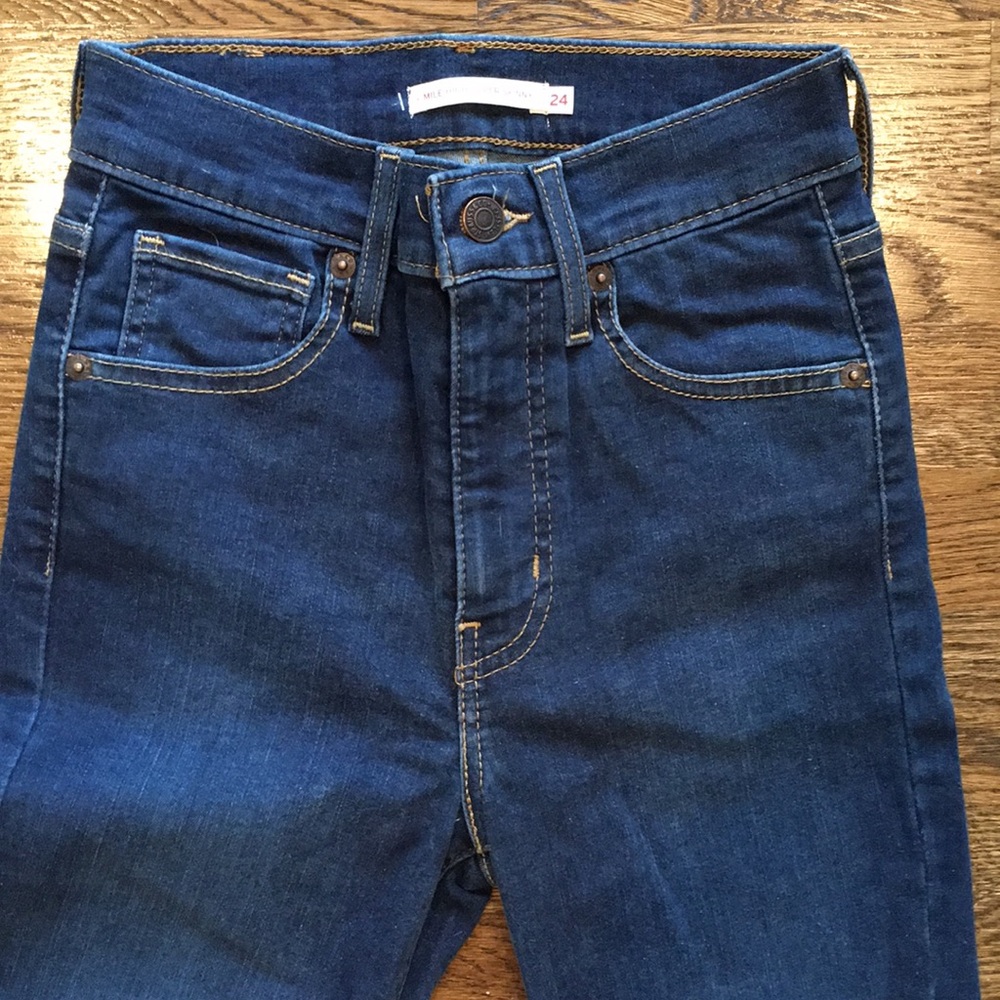 New w/o tags Levi’s Mile high super skinny jeans